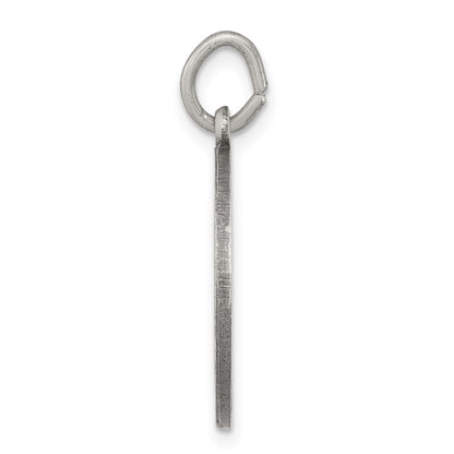 Sterling Silver Antiqued Holy Trinity Medal