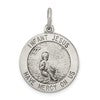 Sterling Silver Antiqued Infant Jesus Medal