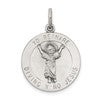 Sterling Silver Antiqued Divino Nino Medal (Divine Infant Jesus)
