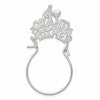Sterling Silver #1 Grandmother Charm Holder