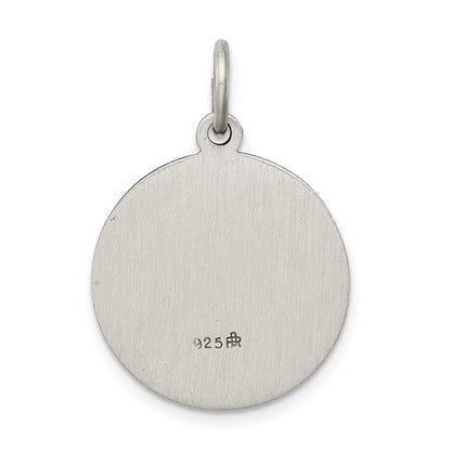 Sterling Silver Antiqued De La Providencia Medal