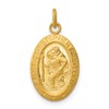 24k Gold-plated Sterling Silver Saint Christopher Medal