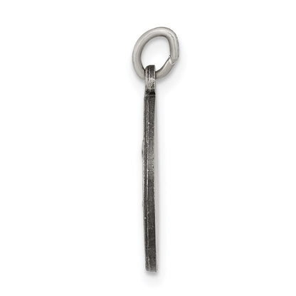 Sterling Silver Antiqued Saint Matthew Medal