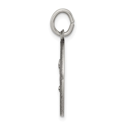 Sterling Silver Antiqued Saint Matthew Medal