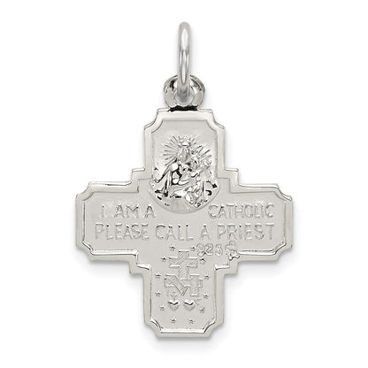Sterling Silver 4-way Medal