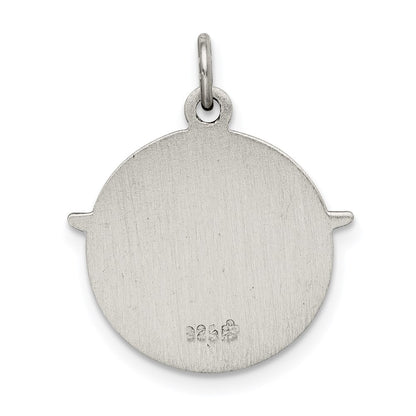 Sterling Silver Antiqued Holy Spirit Medal