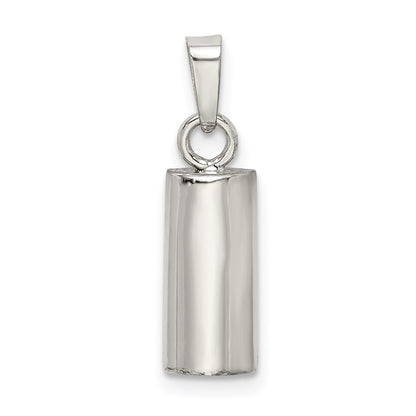 Sterling Silver Mezuzah Pendant