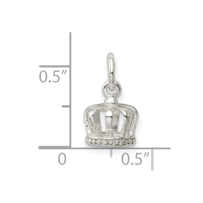 Sterling Silver Crown Charm