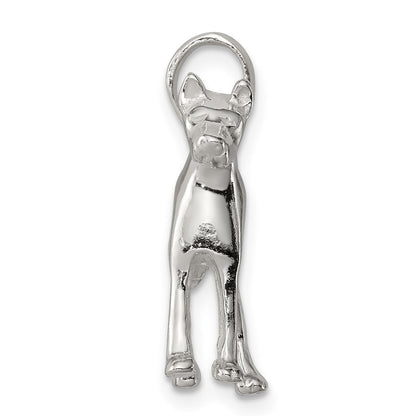 Sterling Silver Great Dane Pendant