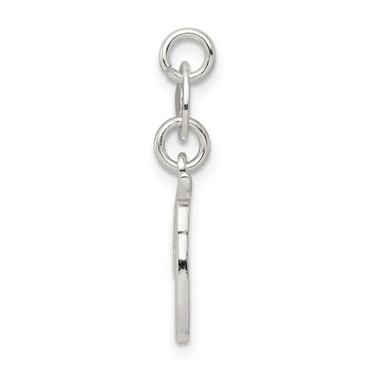 Sterling Silver Letter T Initial Charm