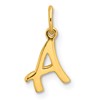 Sterling Silver Letter A Initial Charm