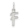 Sterling Silver Letter F Initial Charm