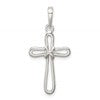 Sterling Silver Polished Cross Pendant