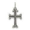 Sterling Silver Antiqued Cross Charm