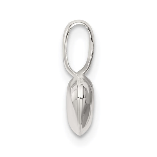 Sterling Silver Puffed Heart Charm