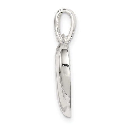 Sterling Silver Polished Heart Pendant