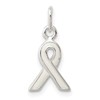 Sterling Silver White Enameled Awareness Charm