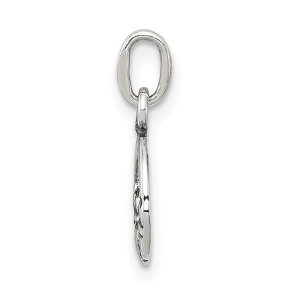 Sterling Silver Mini Antiqued Claddagh Charm