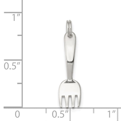 Sterling Silver Fork Charm