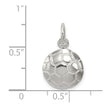 Sterling Silver Soccer Ball Charm