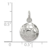 Sterling Silver Soccer Ball Charm