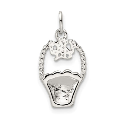 Sterling Silver Enameled Easter Basket