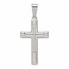 Sterling Silver Polished Cross Pendant