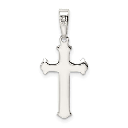 Sterling Silver Polished Cross Pendant