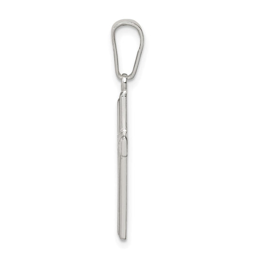 Sterling Silver Polished Cross Pendant