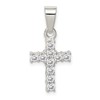 Sterling Silver CZ Cross Pendant