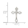 Sterling Silver CZ Cross Charm