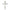 Sterling Silver CZ Cross Charm