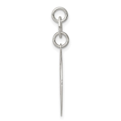 Sterling Silver Polished Confirmation Dove Charm