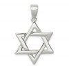 Sterling Silver Polished Star of David Pendant