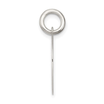Sterling Silver Polished Enamel Dream Pendant