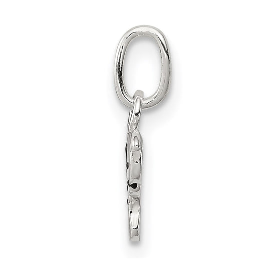 Sterling Silver Enameled Elephant Charm