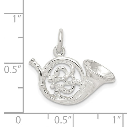 Sterling Silver French Horn Charm