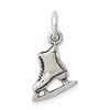 Sterling Silver Antiqued Ice Skate Charm
