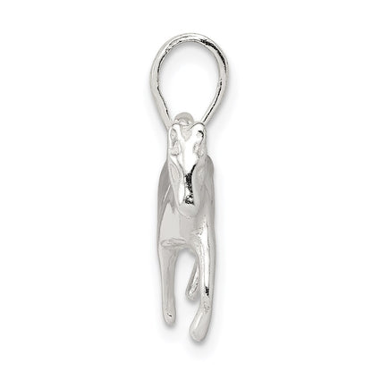 Sterling Silver Polished Horse Pendant