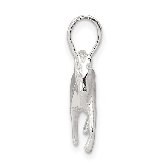 Sterling Silver Polished Horse Pendant