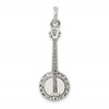 Sterling Silver Banjo Charm