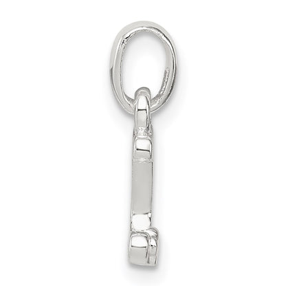 Sterling Silver Letter J with Enamel Pendant