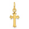 Sterling Silver Polished Cross Charm