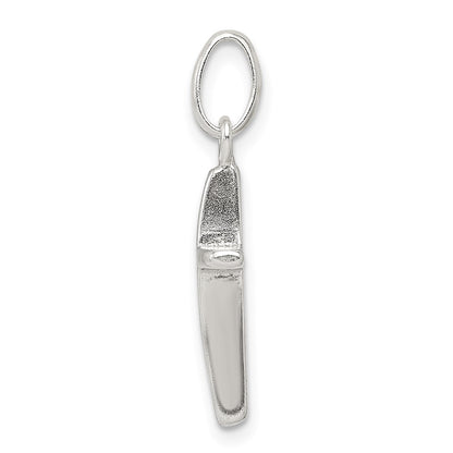 Sterling Silver Polished Cross Charm