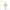 Sterling Silver Rhodium-plated & Gold-tone Brshd/Polished Cross Pendant