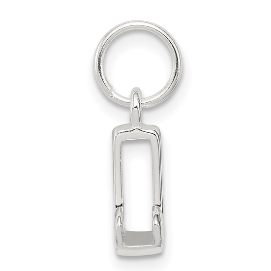 Sterling Silver Letter J Initial Charm