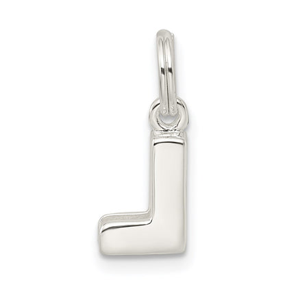 Sterling Silver Letter L Initial Charm