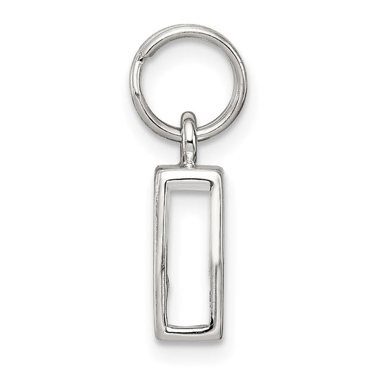 Sterling Silver Letter P Initial Charm