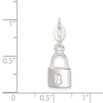 Sterling Silver Sheriff's Badge Charm