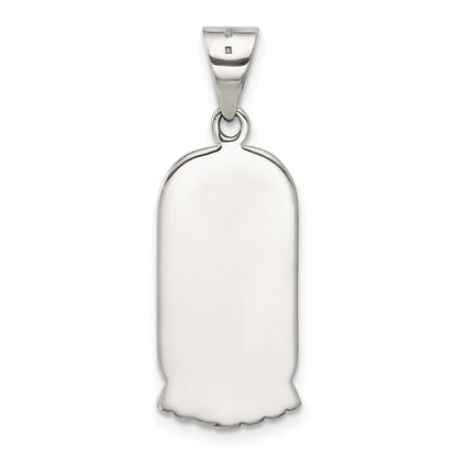Sterling Silver Antiqued Good Luck Icon Pendant